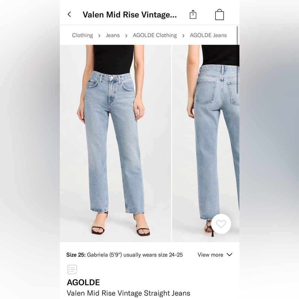 Agolde Valen jeans